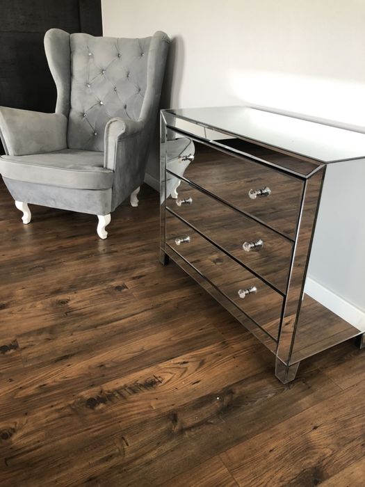 Komoda lustrzana glamour