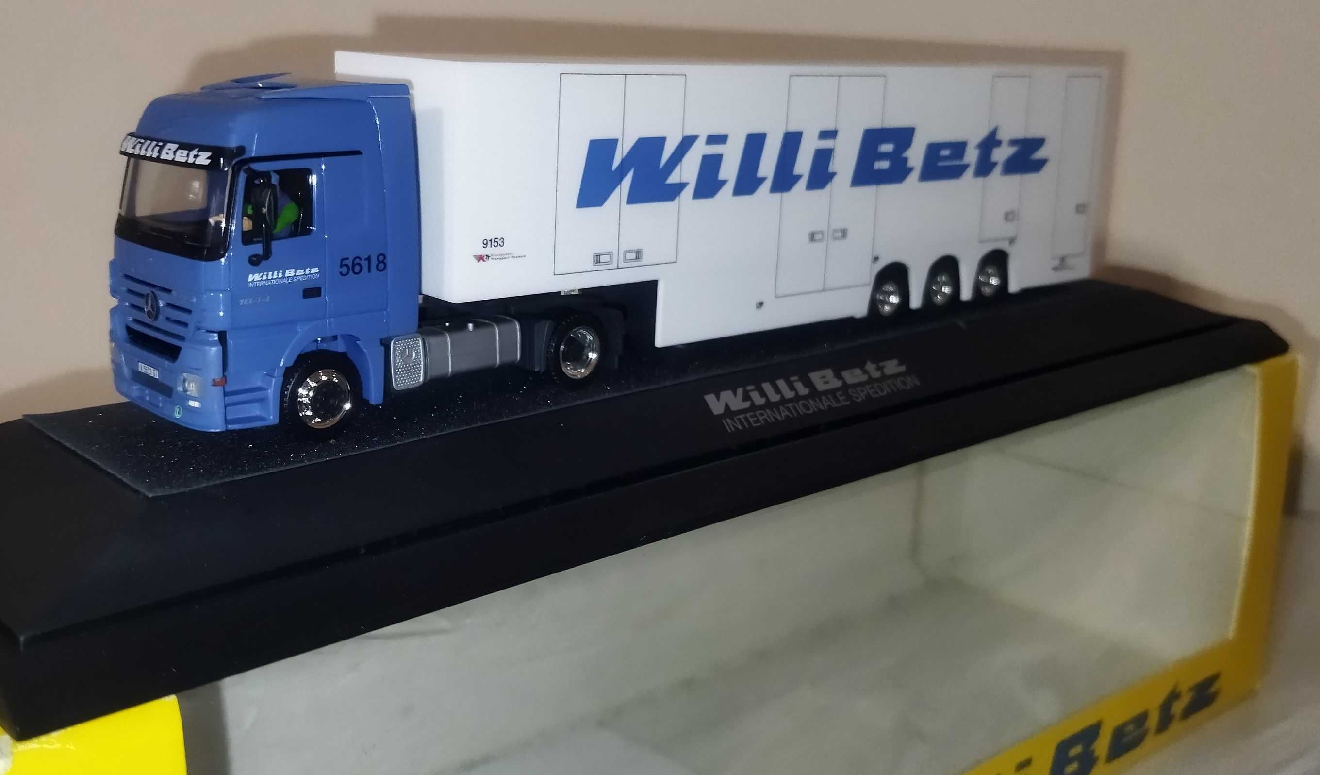 herpa scenix edition autotransporter willi-betz