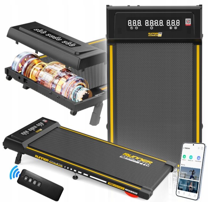 Bieżnia elektryczna RAX9002 – cicha, wytrzymała i idealna do domowego