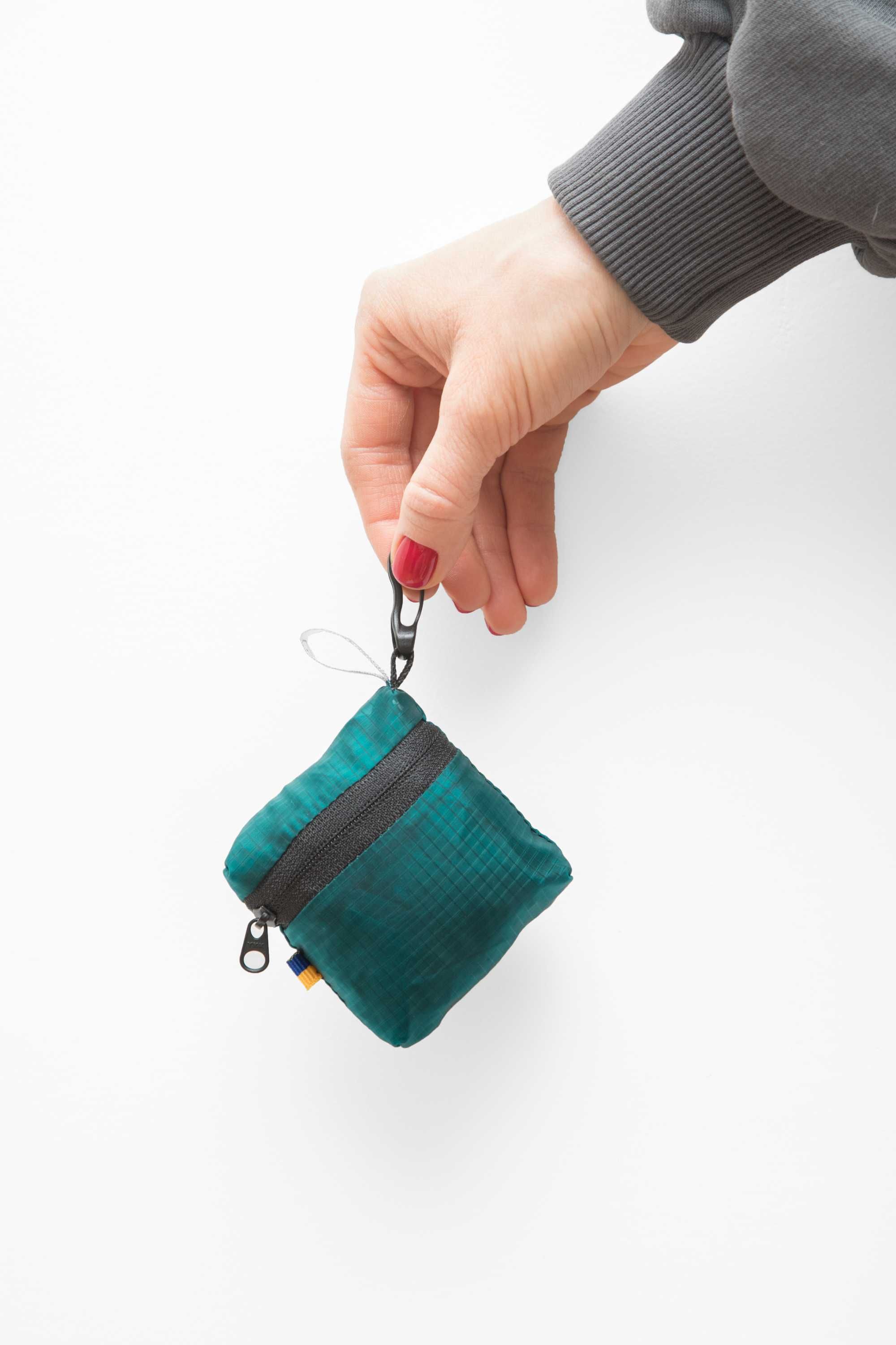 Stylowa eko torba - shopper "Monolite" turquoise