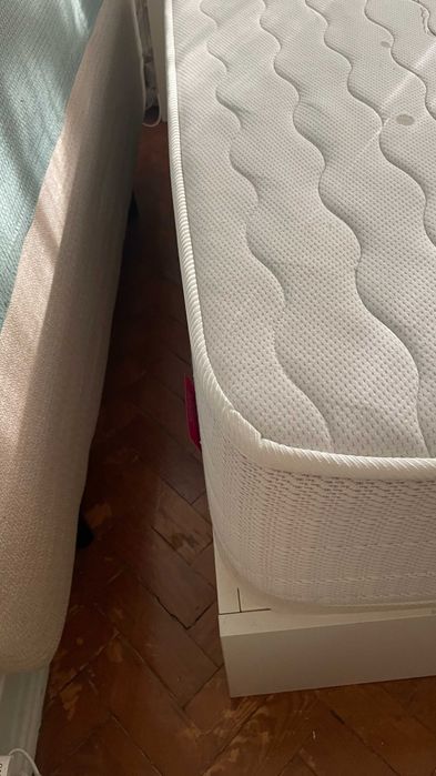 Cama Sommier + Colchão Pikolin 140x190xm