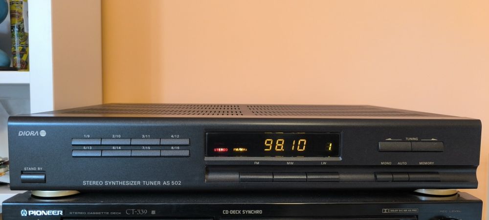 Ideał!! Radio Diora AS 502 Tuner Diora AS 502