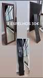 Espelhos conjunto 3 x 30€