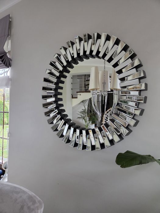 Lustro ścienne glamour efekt 3D