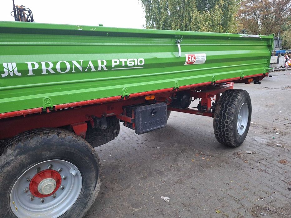 Przyczepa ciężarowa-rolnicza PRONAR PT610- 2024/2025