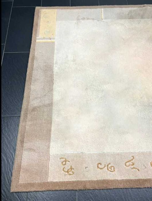 Elegante Tapete do NEPAL, Lã s/Algodão, feito à mão, com 230 x 170 cm