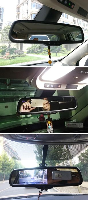 Дзеркало з відеореєстратором та відеовходом volkswagen bora
