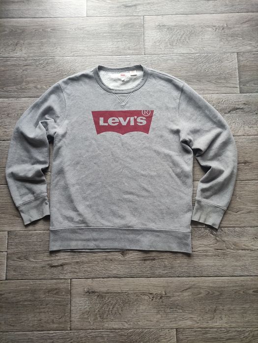 Світшот Levi's® /Світло-сірий/ Big logo/Розмір M