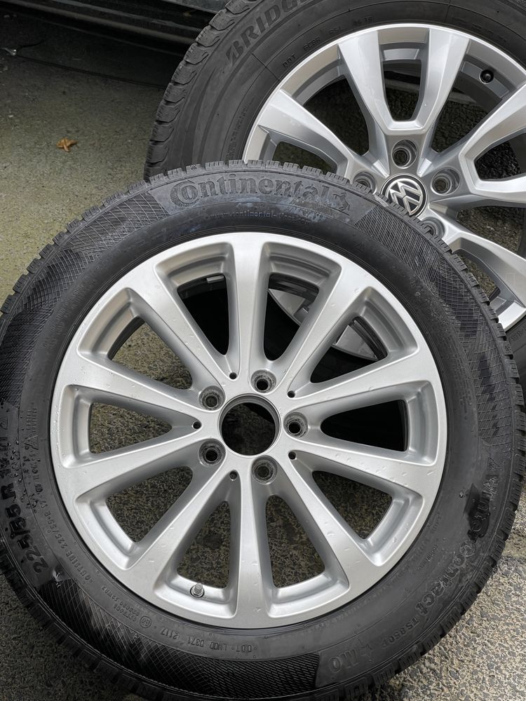 Mercedes e class r17 w213 skoda vw Audi 225/55/17 Continental