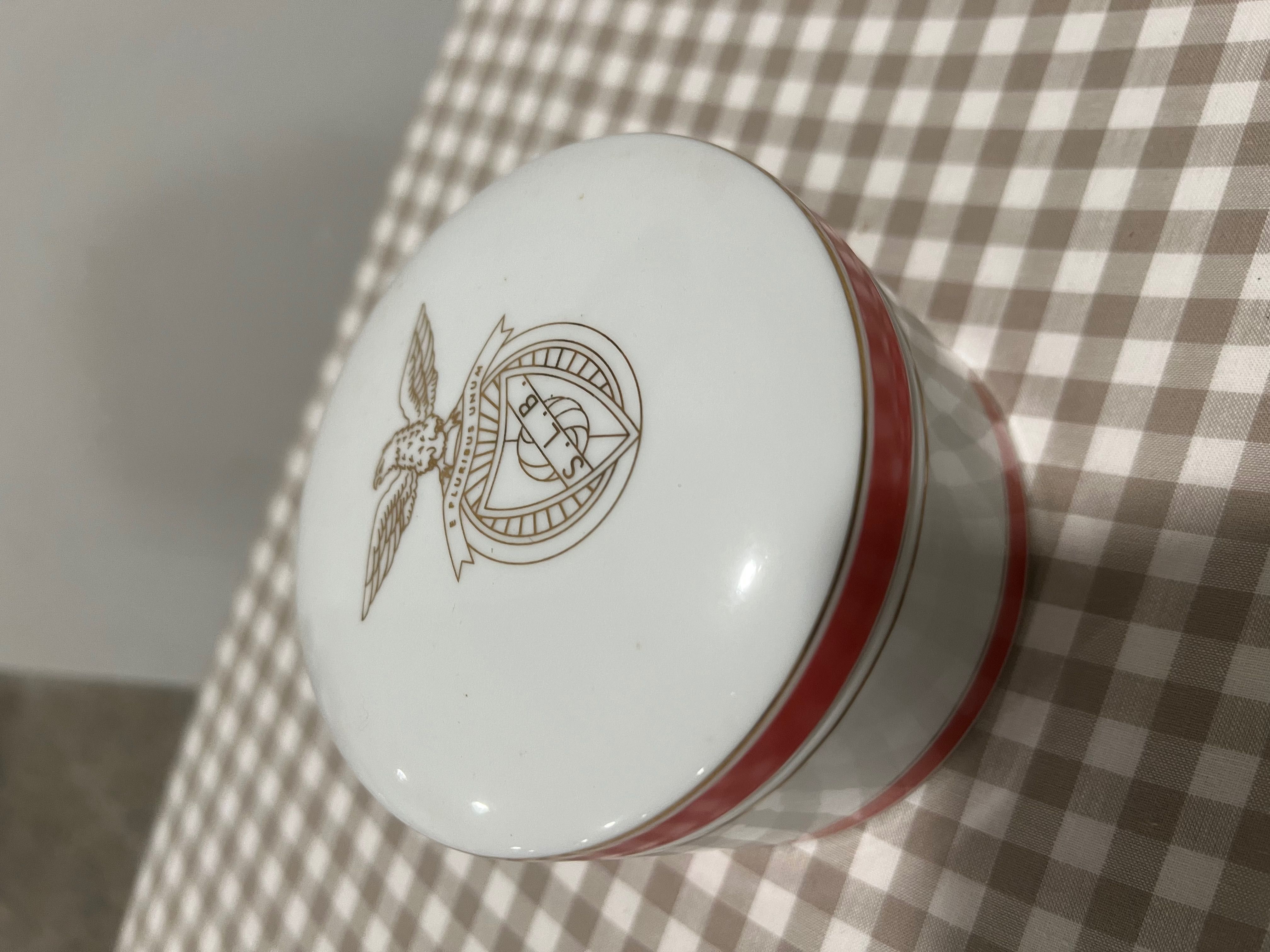 Benfica caixa de porcelana