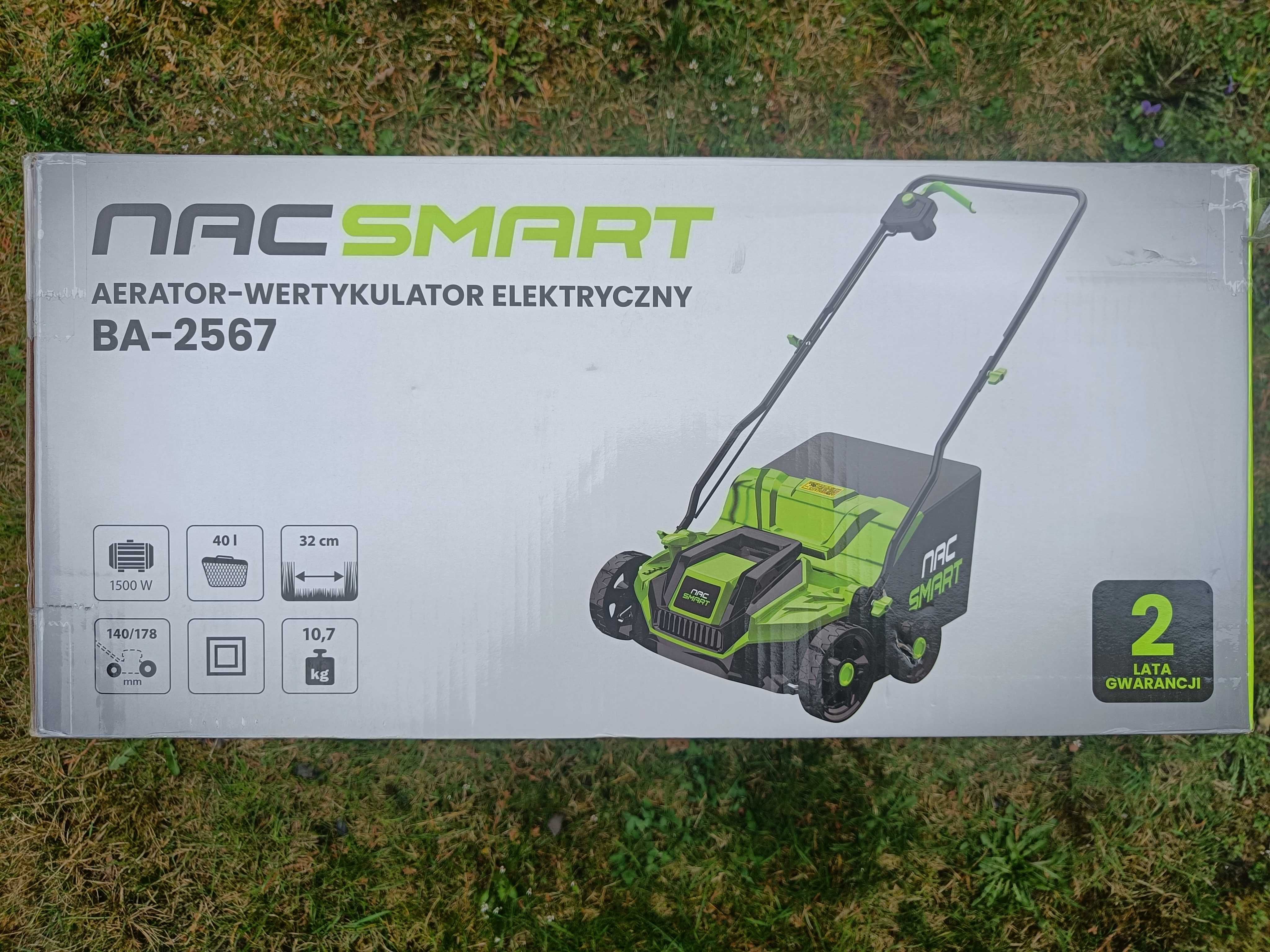 NOWY Wertykulator i aerator 2 w 1 NAC Smart 1500 W Gwarancja