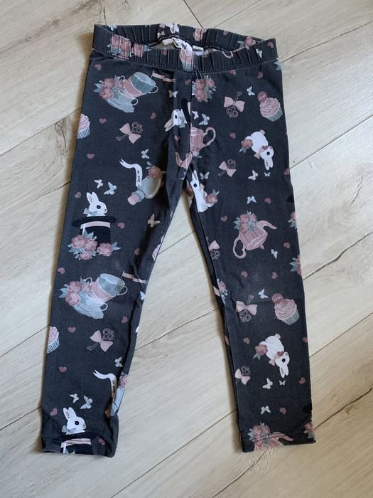 Legginsy króliczki KappAhl Newbie 98