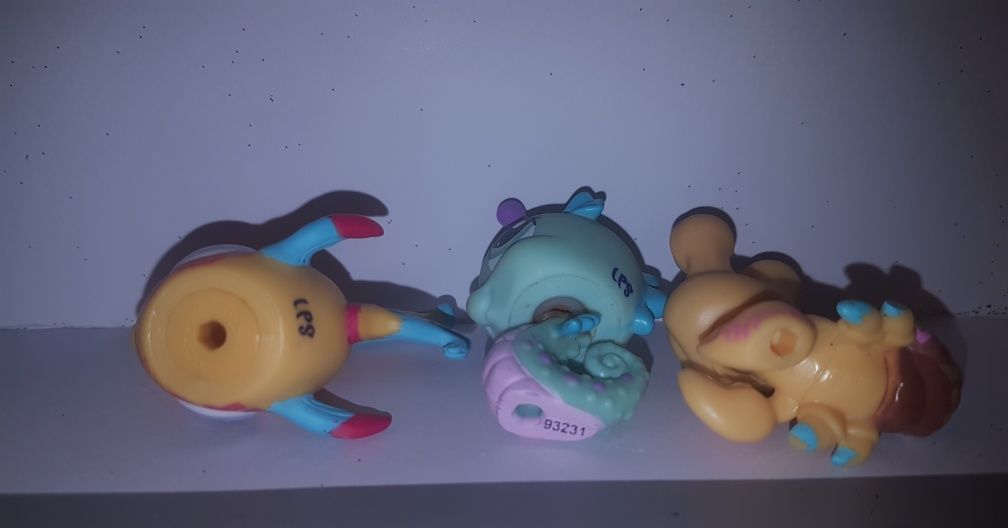 Littlest Pet Shop zestaw rybka, krab pustelnik i konik morski z akceso