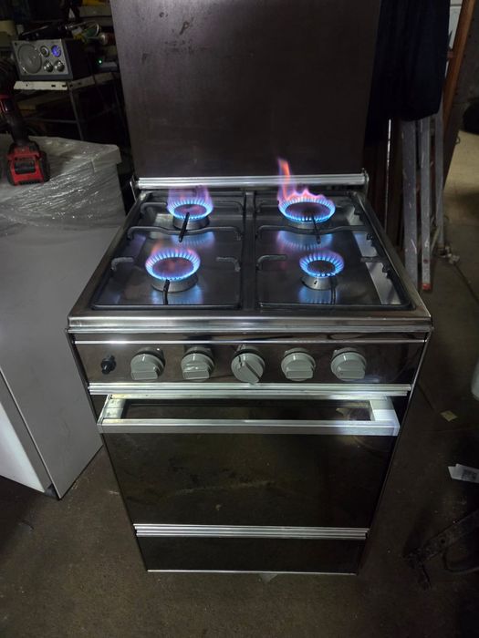 Fogão inox todo a gás
