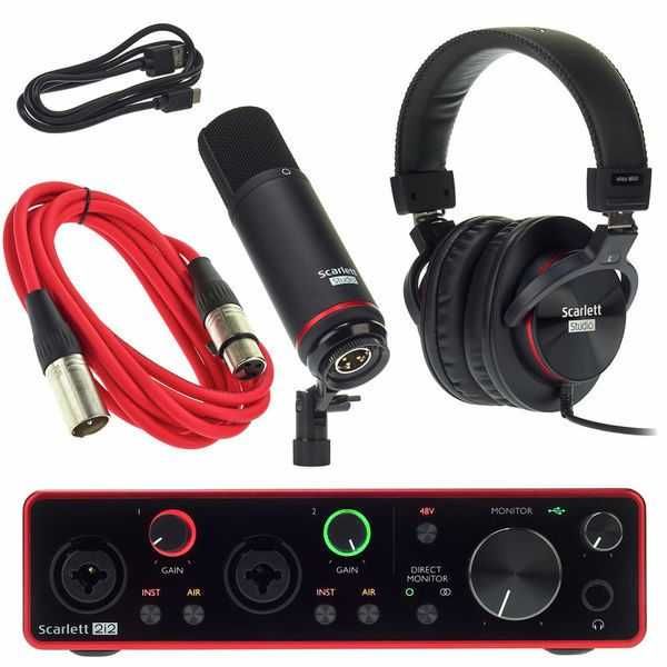 Комплект для звукозапису Focusrite Scarlett 2i2 Studio 3rd Gen-Нові