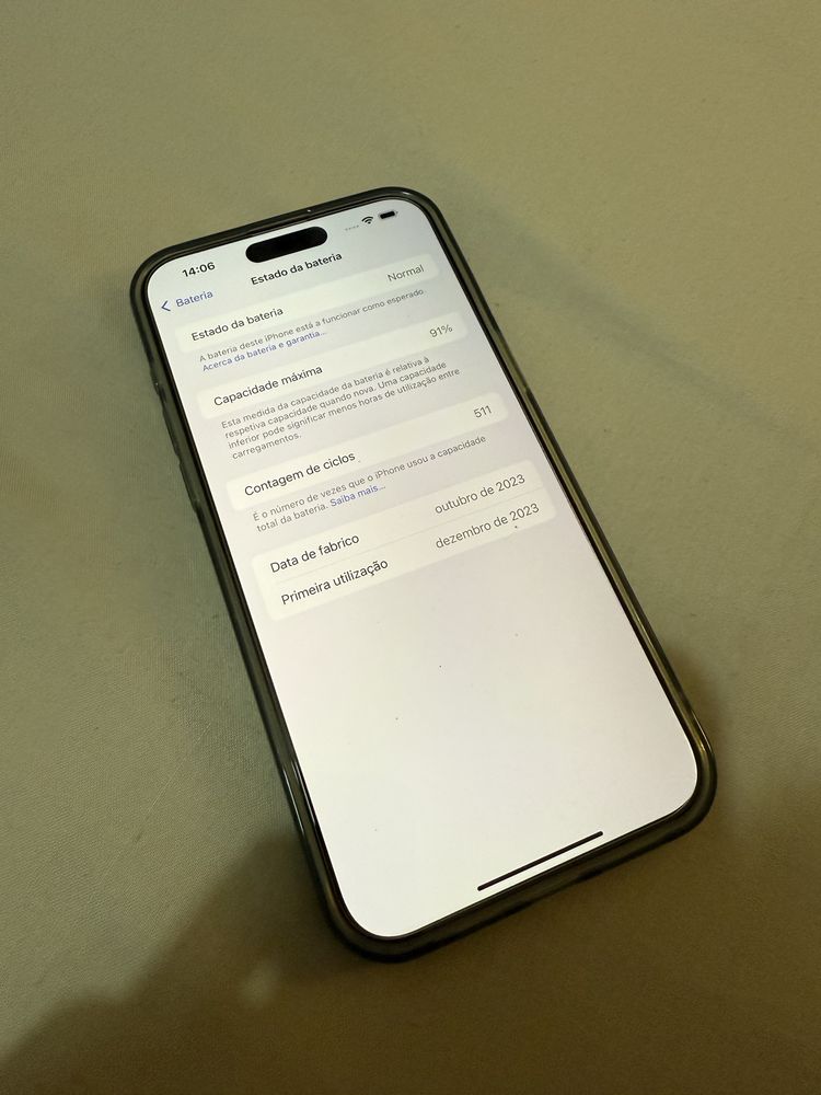 Iphone 15 pro max 256gb como novo