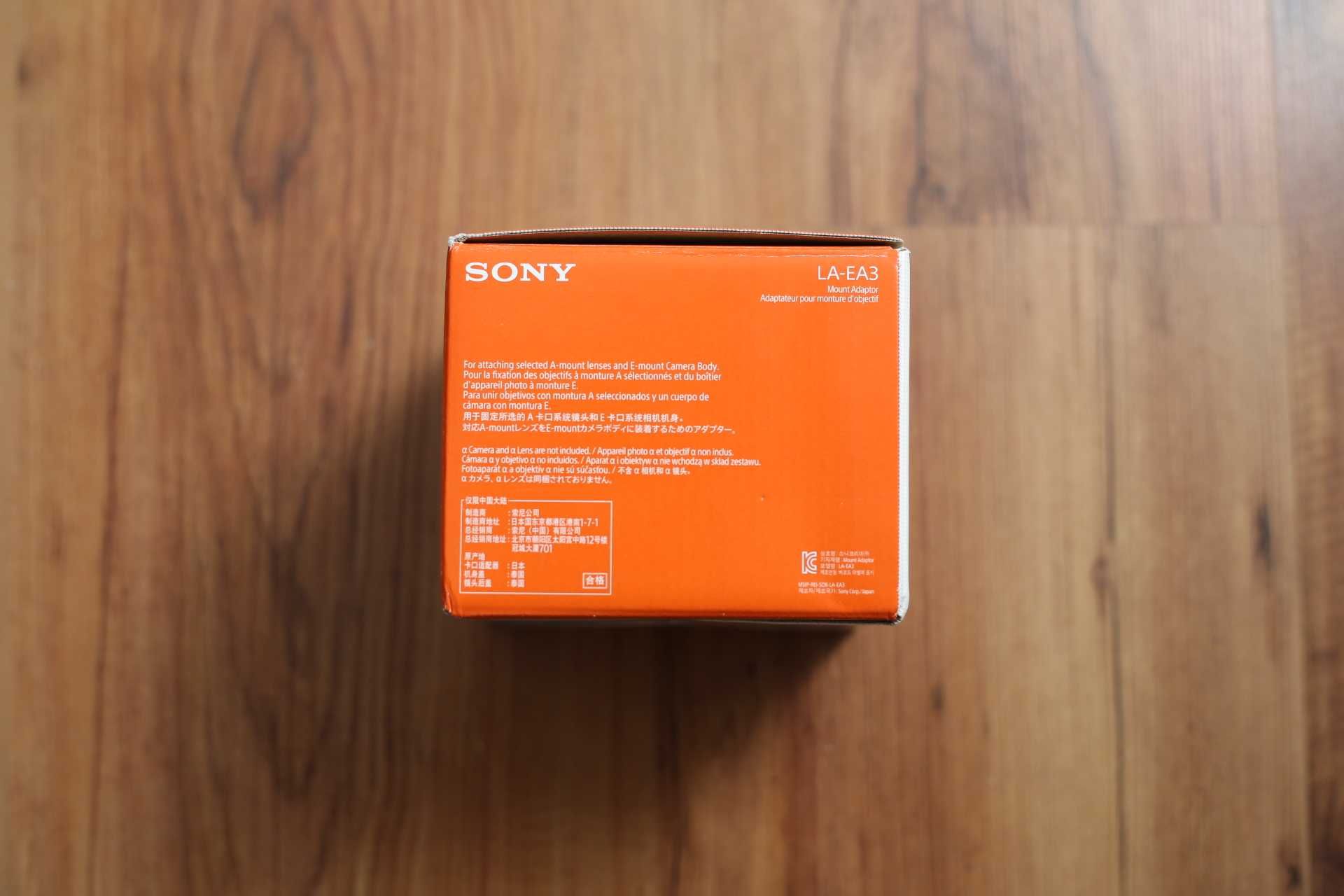 Przejściówka SONY LA-EA3 Sony A