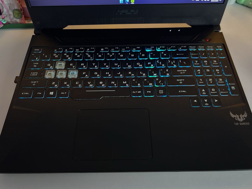 Ноутбук игровой asus tuf 120hz 1050ti Ryzen 5355h ssd512 gb 12 gb RAM