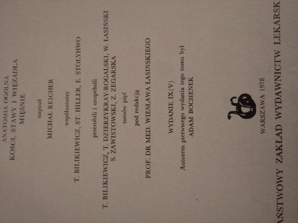 Książka anatomia człowieka