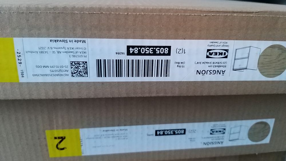 Szafka umywalkowa z szufladami imit.dębu