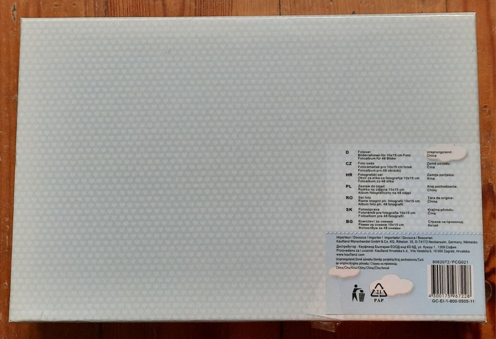 Album na zdjęcia wraz z ramką, prezent, Chrzest, Urodziny