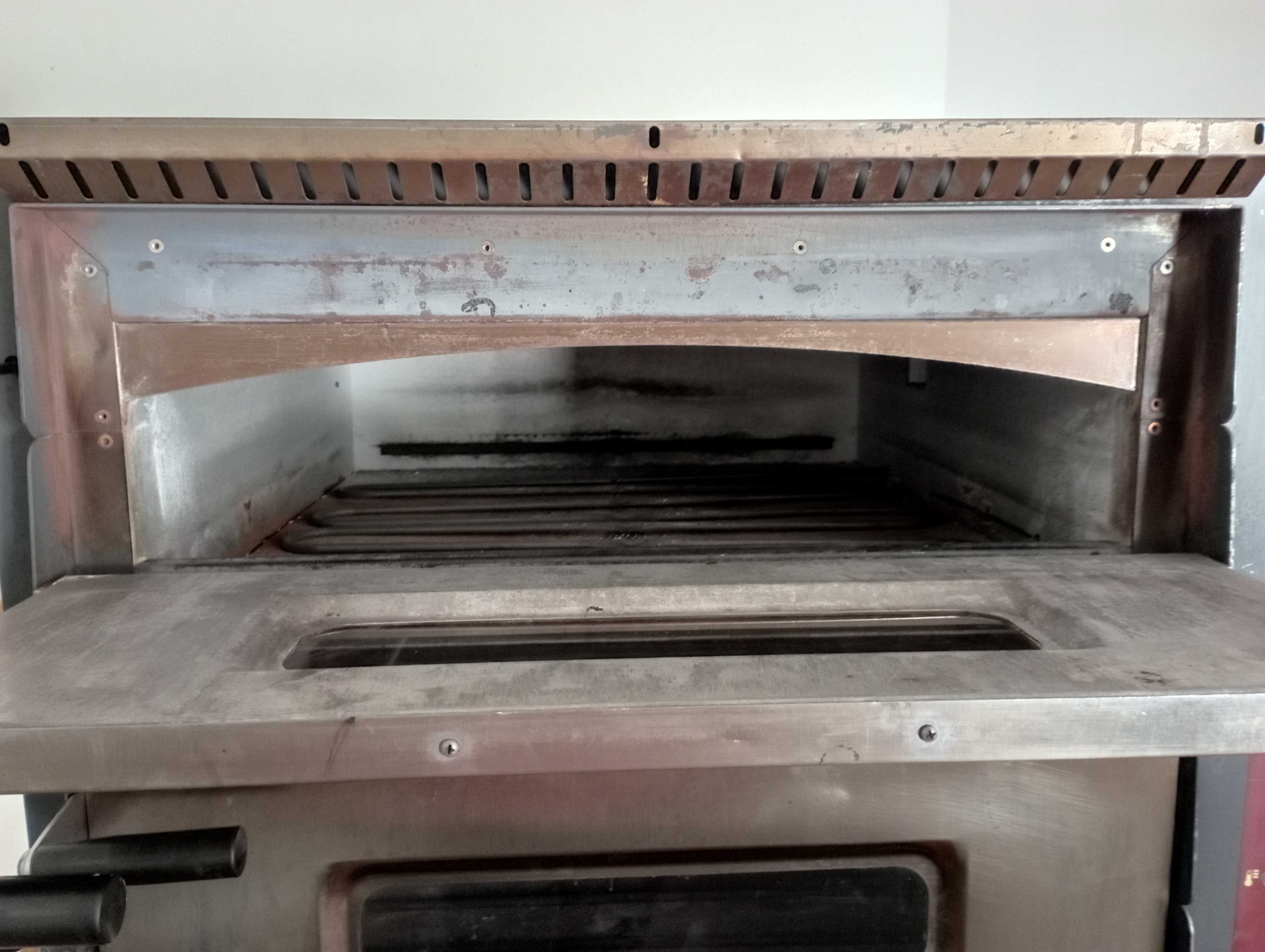 Forno de pizzas industrial de duas câmaras