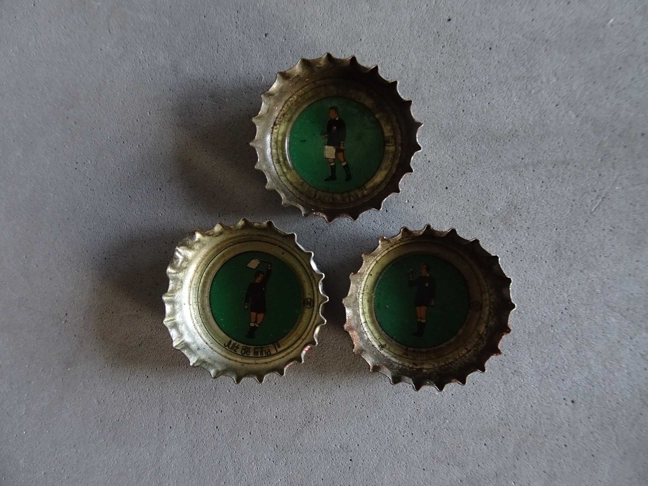 Antigas caricas Coca-Cola Mundial 82 seleção portuguesa Juiz de Linha