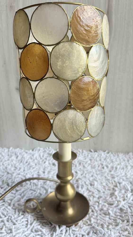 Lampa Vintage z metalowym kloszem