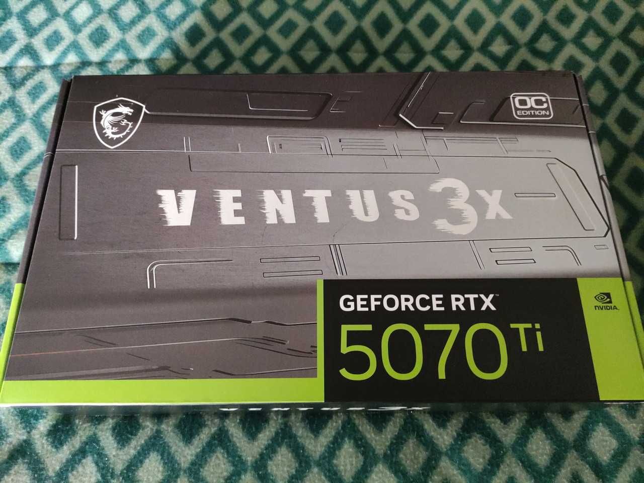 MSI Nvidia GeForce RTX 5070 Ti 16G VENTUS 3X OC