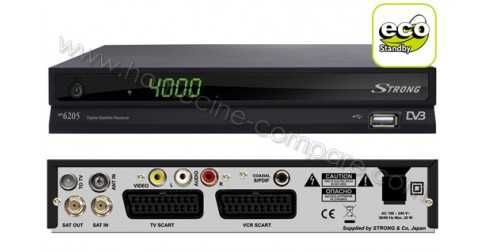 Recetor TV Satélite Digital Strong SRT 6205 | NOVO