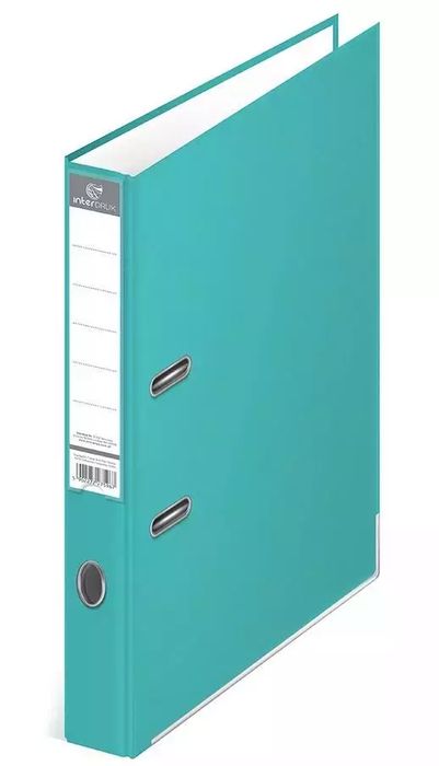 Segregator A4/50K turkusowy. Interdruk