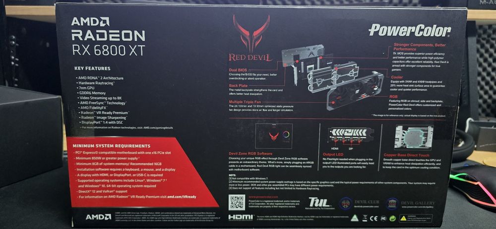 Powercolor Red Devil RX 6800 XT C/ GARANTIA
