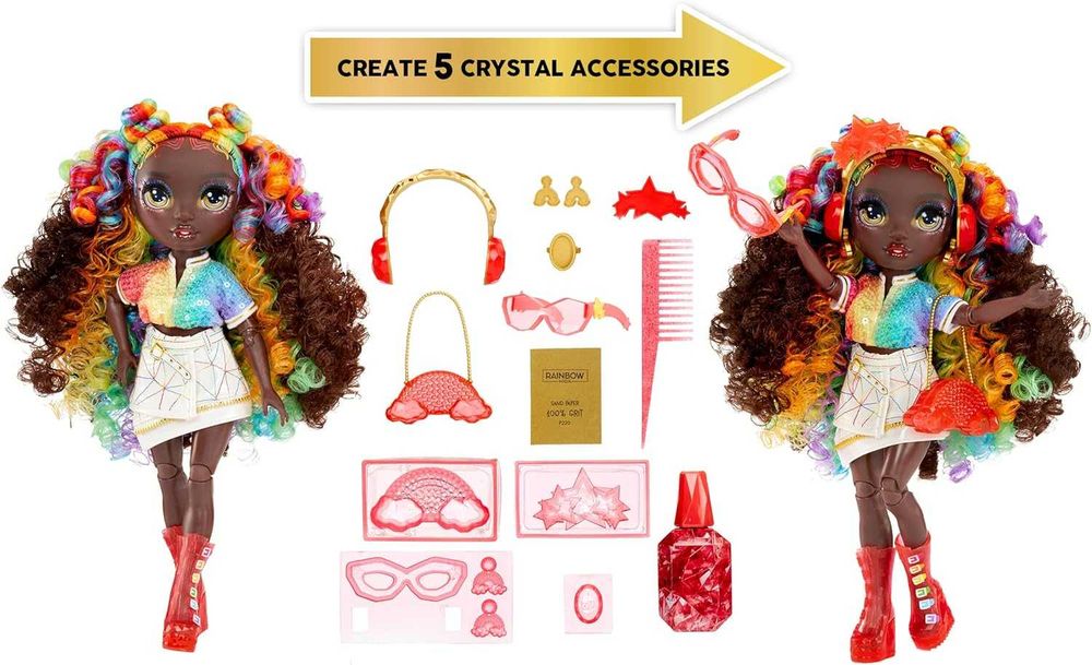 Лялька Рейнбоу Хай Іріс Крістал Rainbow High Creative Crystals Iris