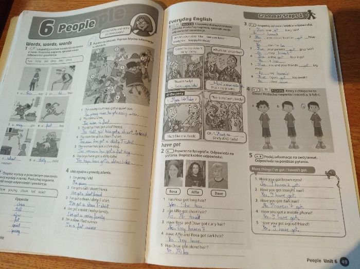 STEPS IN ENGLISH 1 Workbook podręcznik - ćwiczenia j. angielski