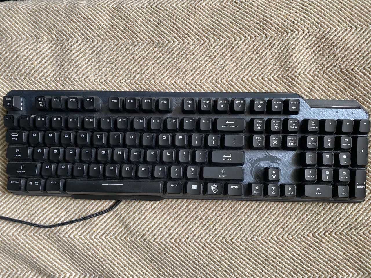Клавіатура дротова ігрова MSI Vigor GK50 ELITE