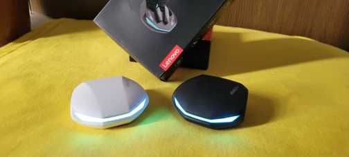 Бездротові Навушники Lenovo GM2 Pro білі та чорні