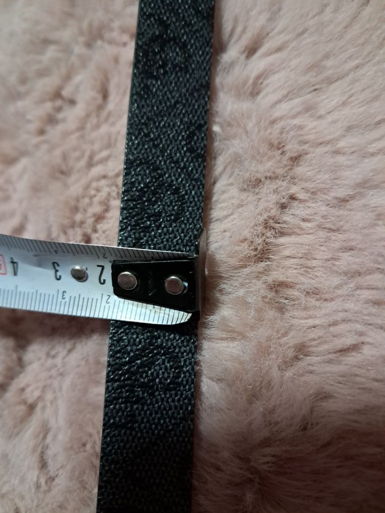 Guess pasek alexie adjust logo logowany monogram z pudełkiem r S 85 id