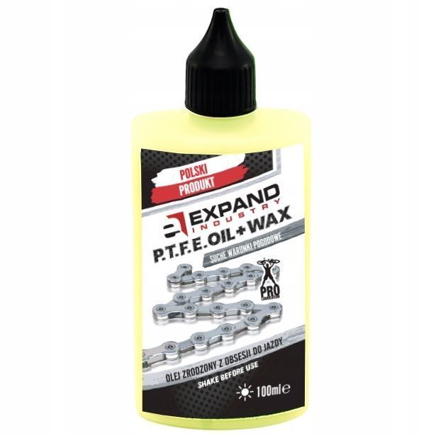 Expand PTFE 100ml olej łańcucha suchy smar suche warunki szosa