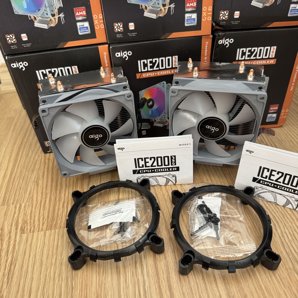Кулер (95W/160W) / Вентилятор (120mm/120mm) з RJB-Підсвіткою для ПК,PC