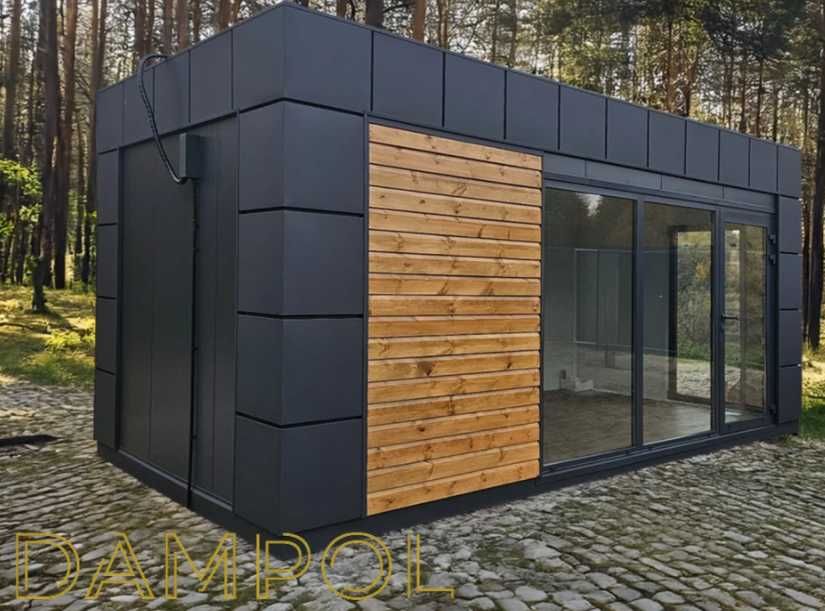 Nowoczesny pawilon/kontener 6x3 m/usługowy/biurowy/handlowy/ogrodowy
