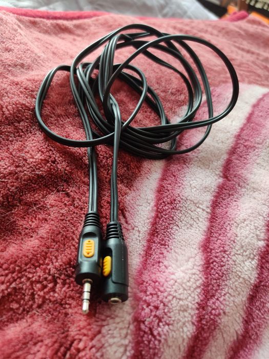 Kabel audio z gniazdem i wtyczką Jack 3,5 mm przedłużacz