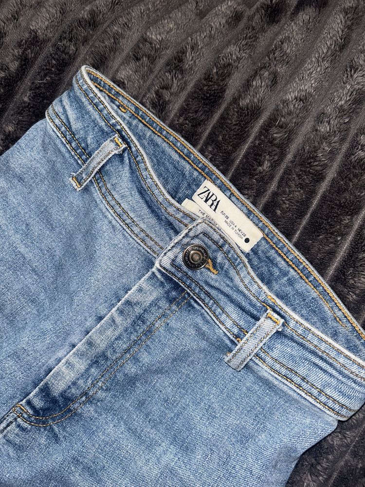 Джинси Zara кльош +топ лот кофтинка клёш