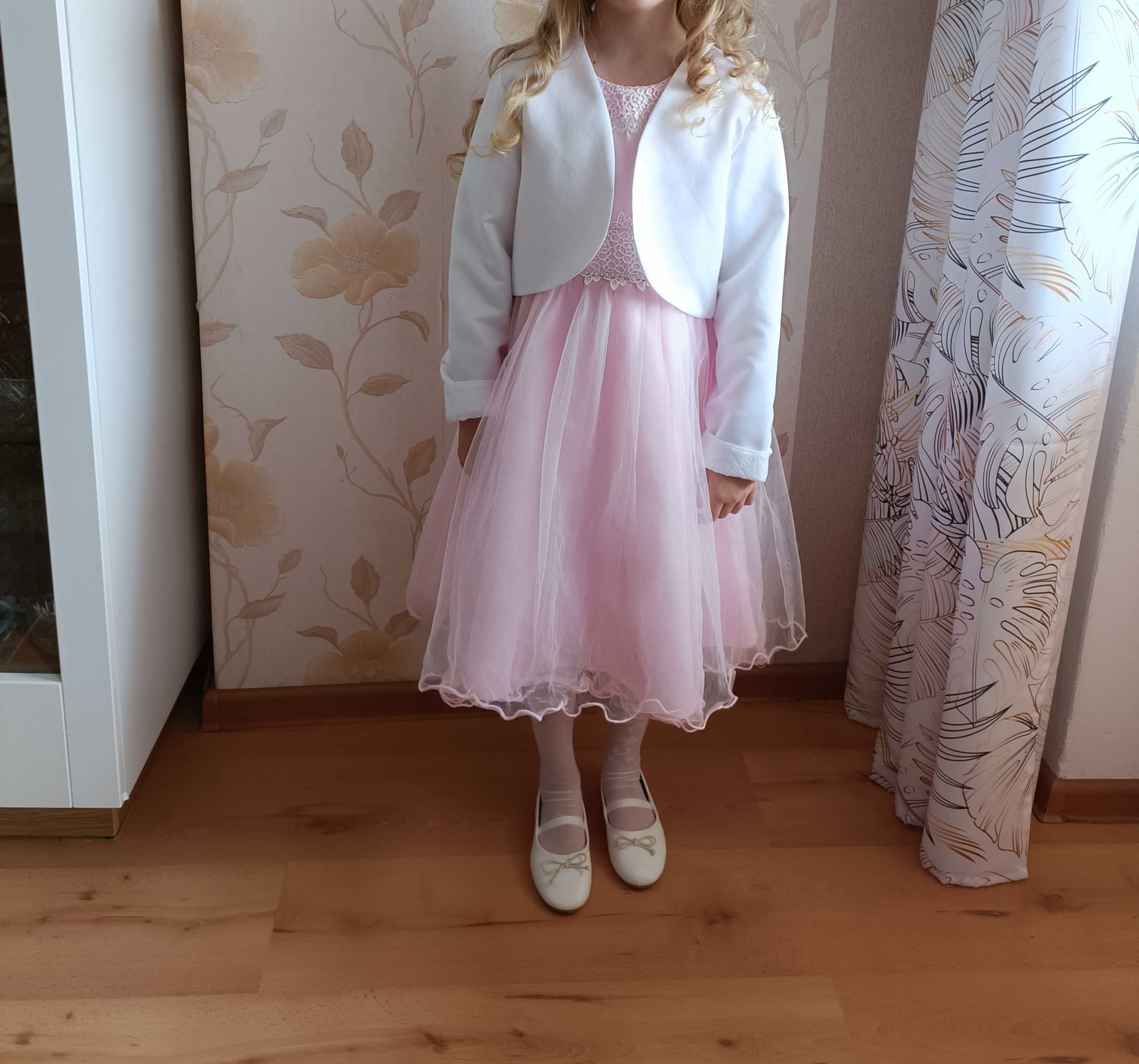 Sukienka tiulowa z brokatem