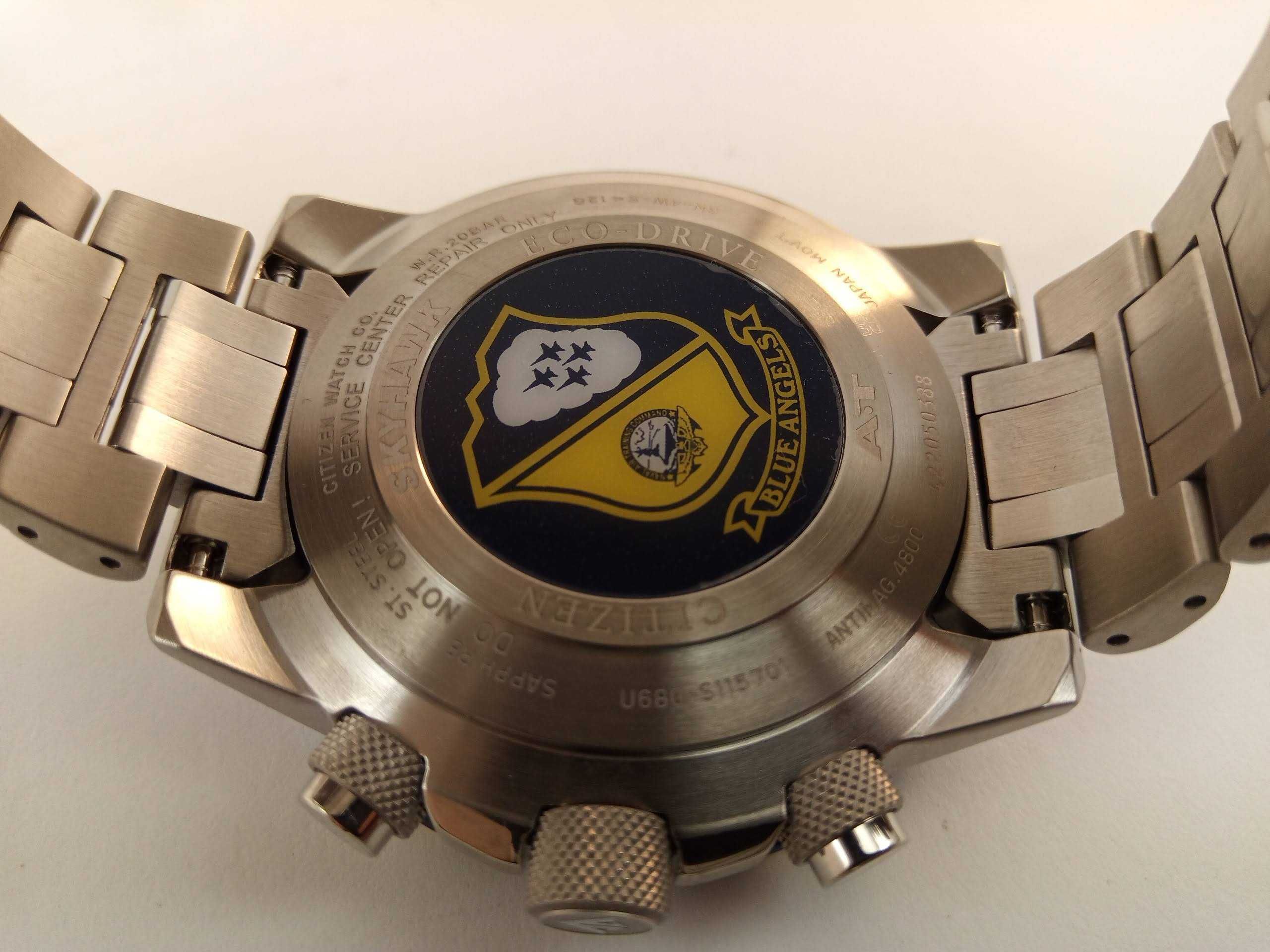 Часы Citizen Blue Angels JY8078-52L радиосинхронизация, вечник, сапфир