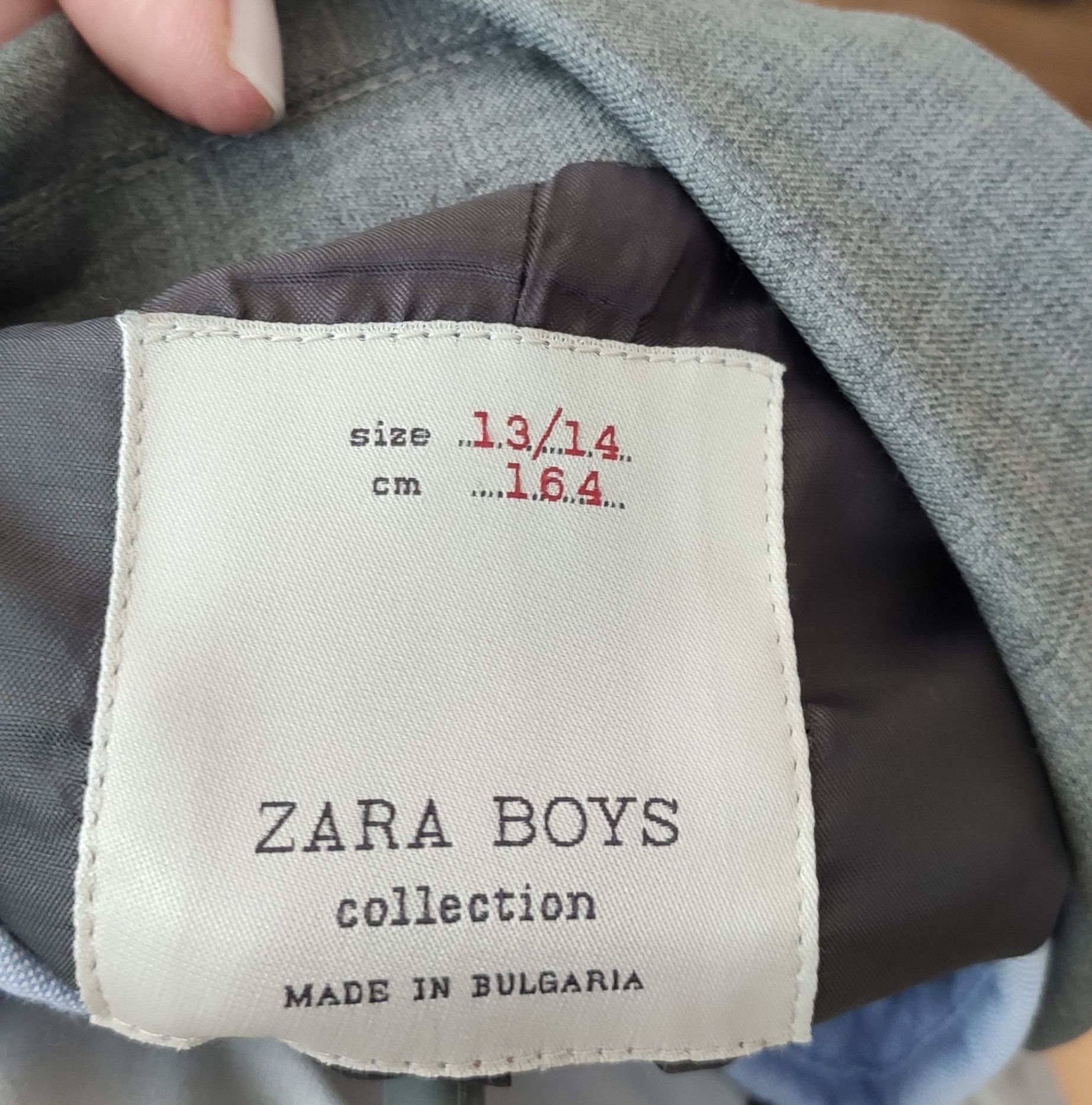 Піджак та рубашка сорочка Zara на підлітка, зріст 152 - 164