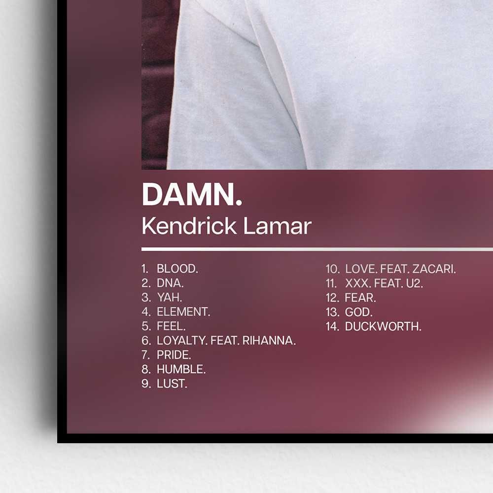 Plakat Kendrick Lamar Damn 40 x 50 cm