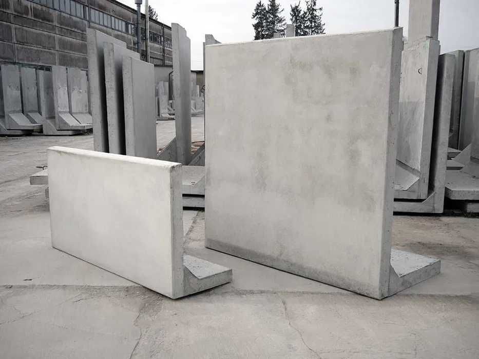 Mur oporowy typu L, ściana oporowa L-ka ELKI T-ka TETKA 80 - 520 cm