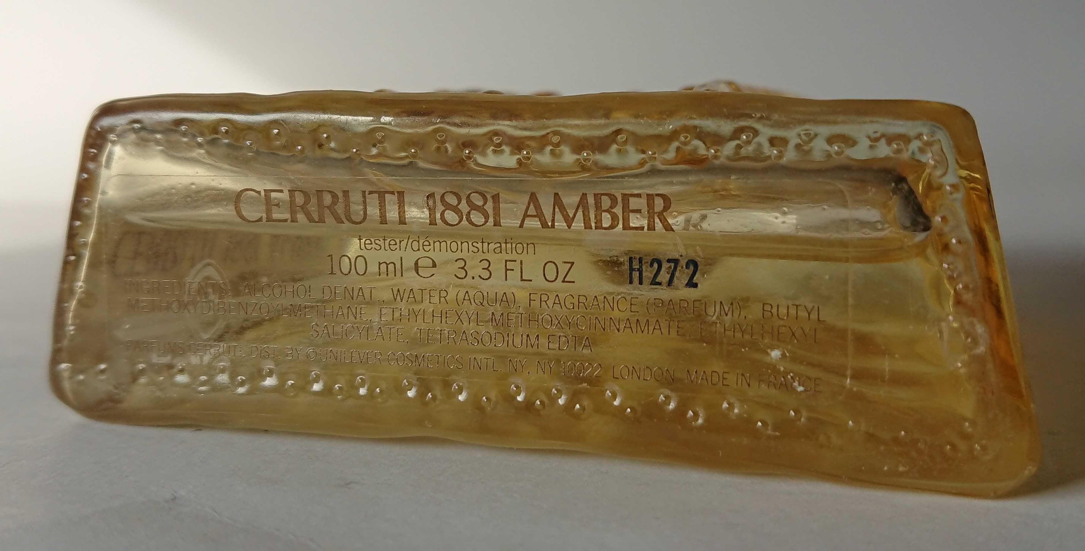 Cerruti 1881 Amber M EDT 70/100ml UNBOX UNIKAT