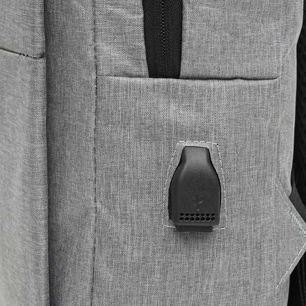 Рюкзак, сумка, кошелек 3 в 1 набор, BACKPACK Trend, серый, есть опт