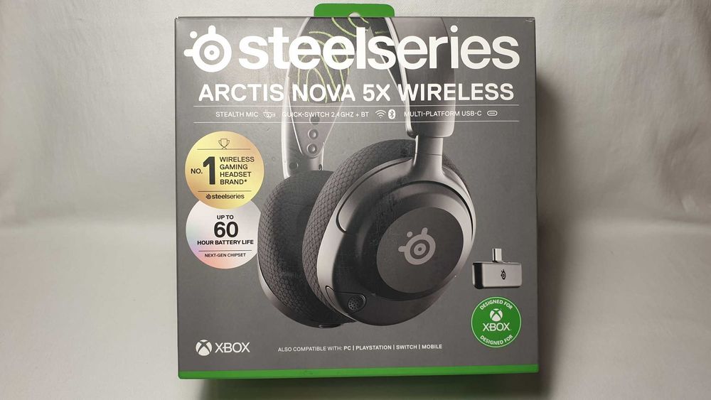 Słuchawki nauszne SteelSeries Arctis Nova 5x stan BDB.
